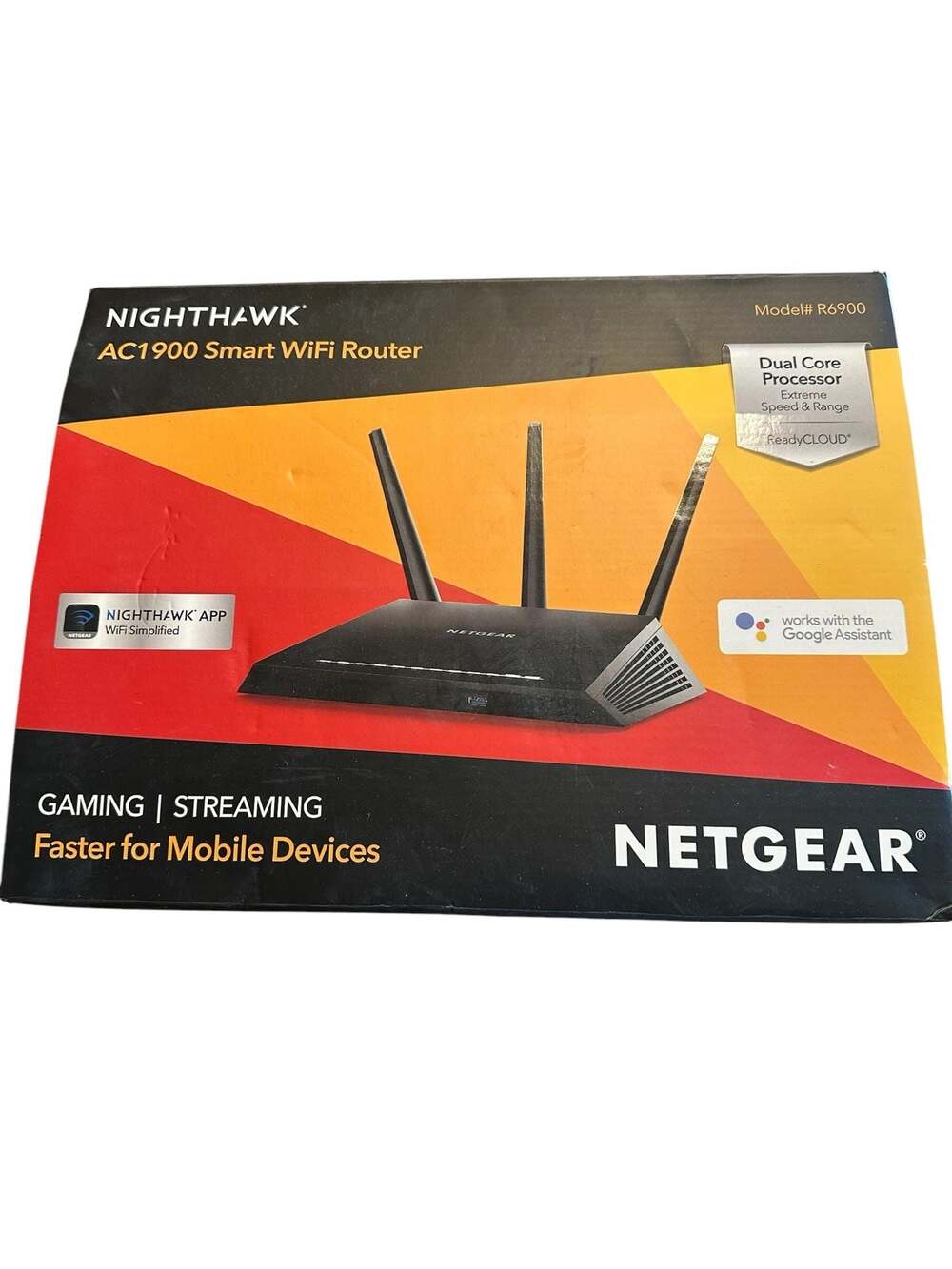 NETGEAR Nighthawk AC1900 Smart WiFi Router Model R6900v2